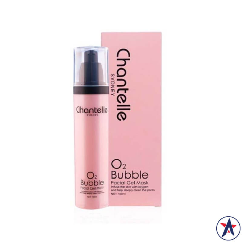 Mặt nạ Chantelle Pink Advanced O2 Bubble Facial Gel Mask 100ml | Mua sắm hàng Úc tại Ausmart