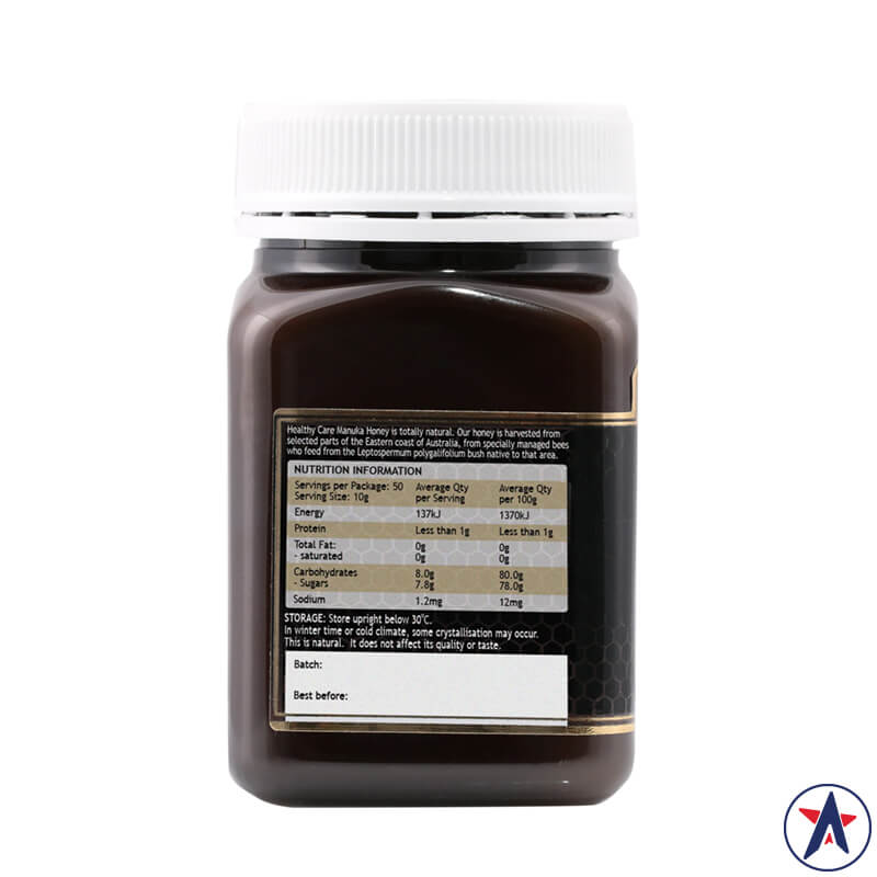 Mật ong Healthy Care Manuka Honey MGO 220+ (UMF 12+) 500g