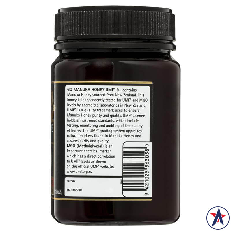 Mật ong Manuka GO Healthy UMF 8+ (MGO 180+) 500g