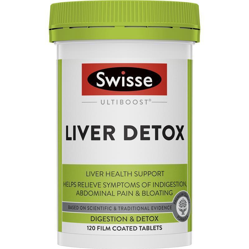 Viên uống Liver Detox Úc Swisse Ultiboost thải độc gan