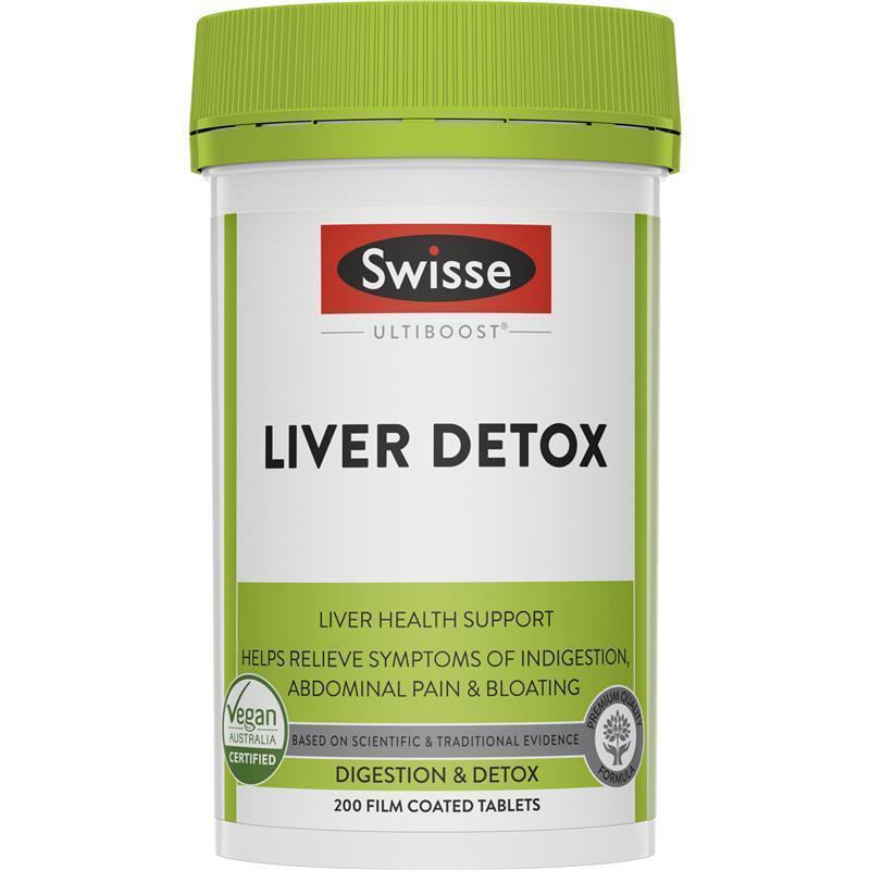 Viên uống Liver Detox Úc Swisse Ultiboost thải độc gan