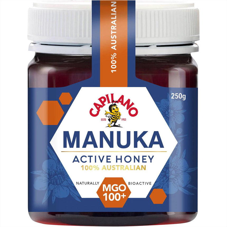 Mật ong Manuka Úc Capilano MGO 100+ Active Honey 250g | Thương hiệu Úc