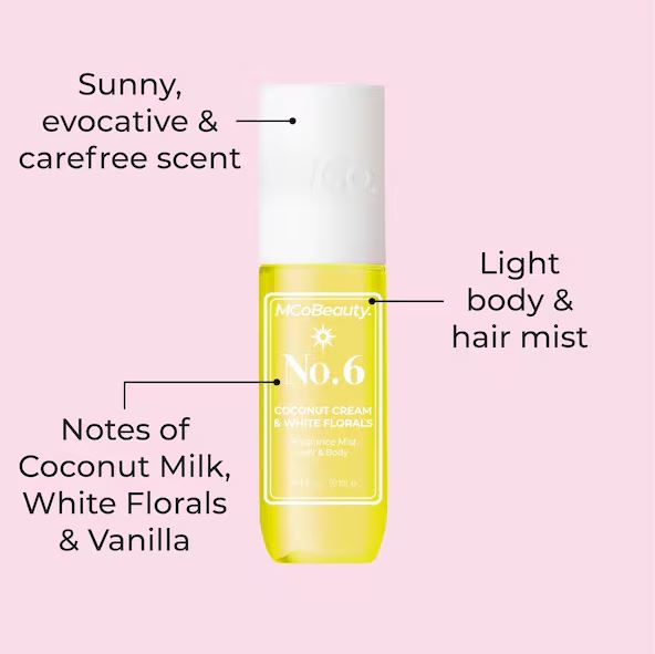 Xịt thơm MCoBeauty Fragrance Mist Hair & Body - No. 6 90ml