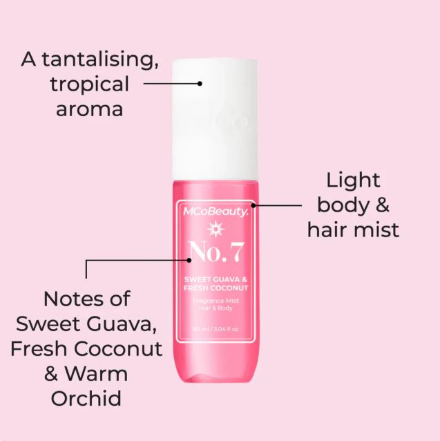 Xịt thơm MCoBeauty Fragrance Mist Hair & Body - No. 7 90ml