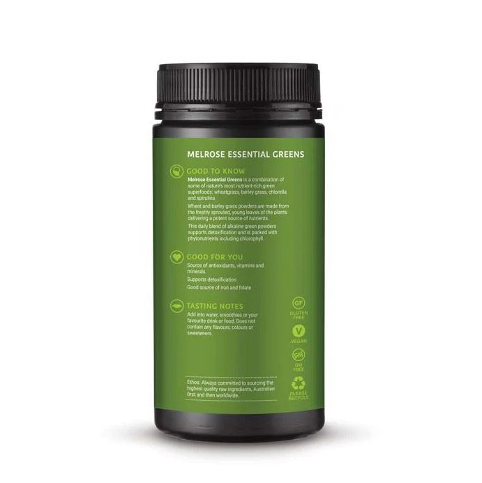 Bột siêu thực phẩm Melrose Organic Essential Greens