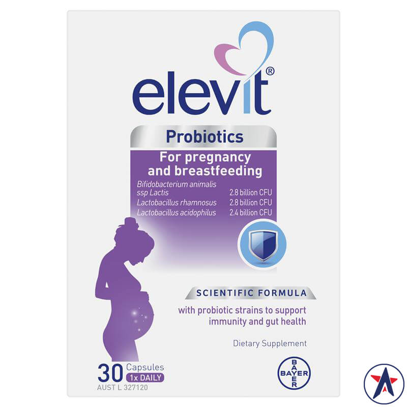 Men vi sinh Elevit Probiotics for Pregnancy and Breastfeeding 30 viên