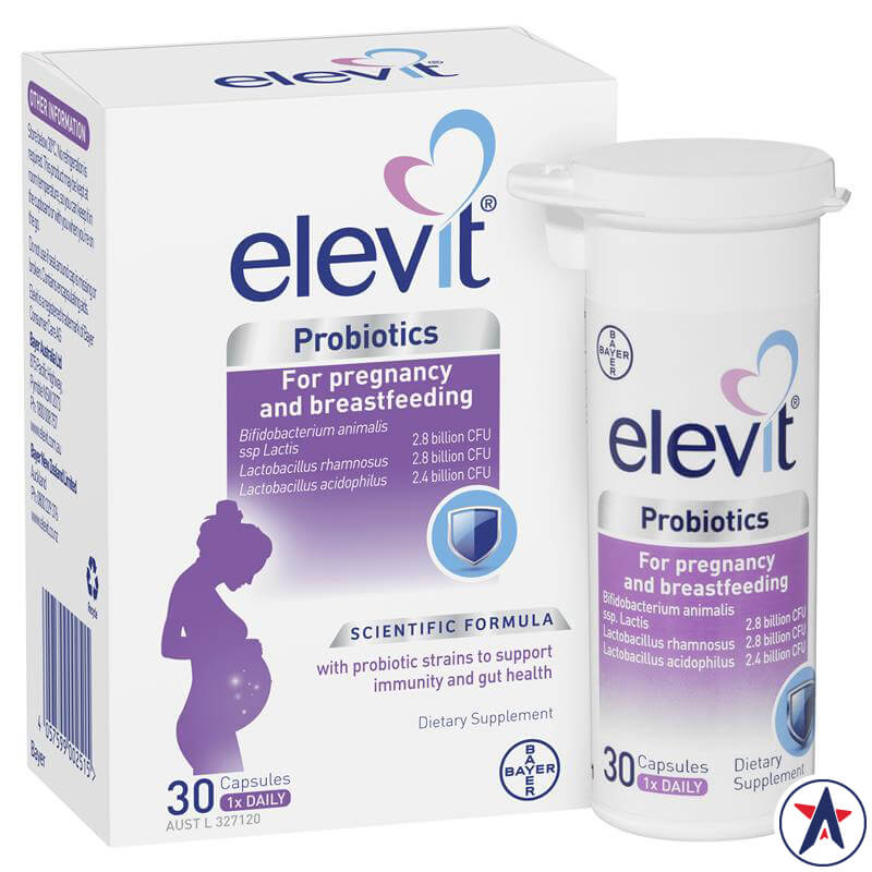 Men vi sinh Elevit Probiotics for Pregnancy and Breastfeeding 30 viên