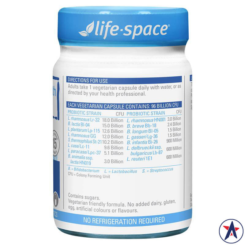 Men vi sinh hàm lượng cao Life Space Triple Strength Probiotic 30 viên