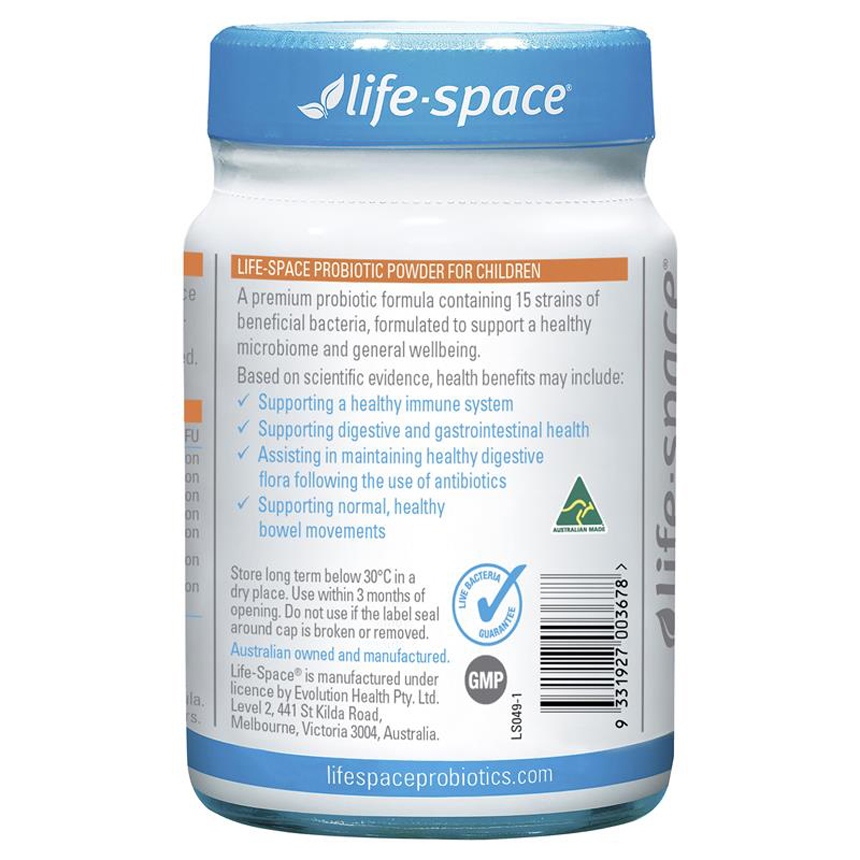 Men vi sinh cho bé Life Space Probiotic Powder for Children