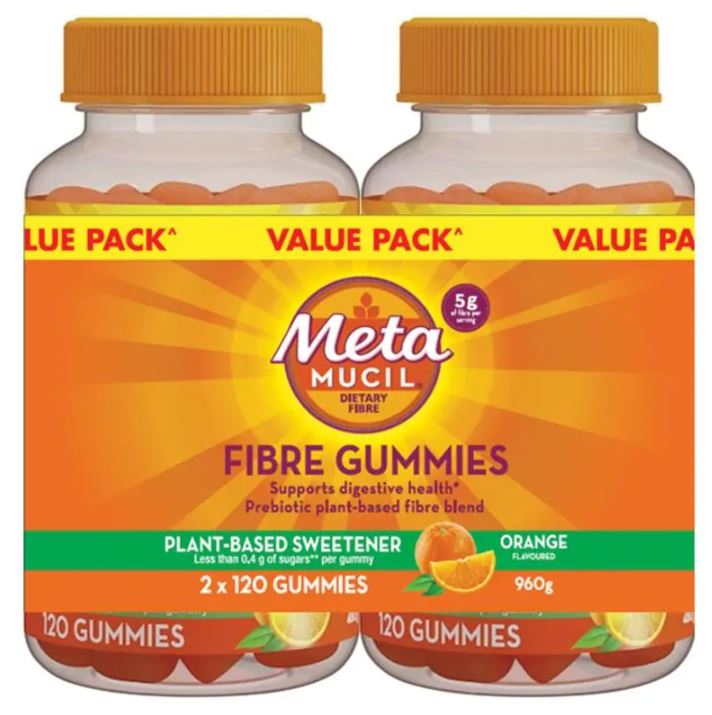 Kẹo dẻo bổ sung chất xơ Metamucil Fibre Gummies