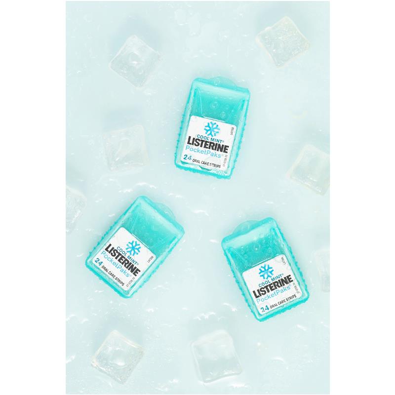 Miếng ngậm thơm miệng Listerine Pocketpaks Cool Mint 72 miếng