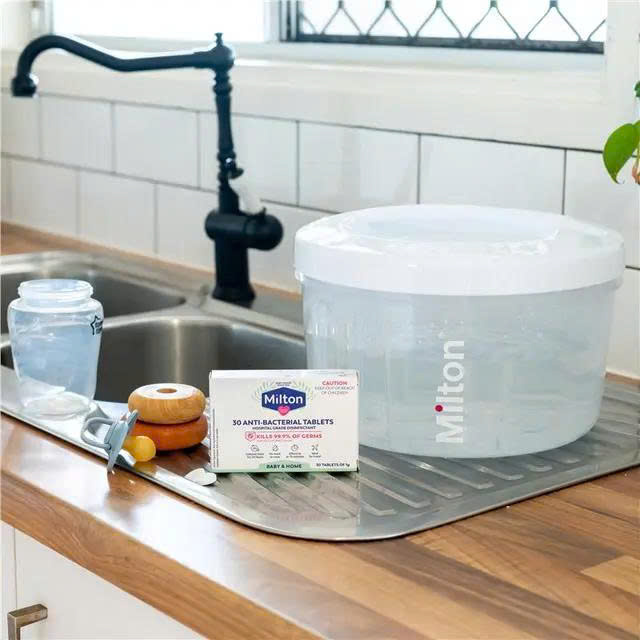 Viên tiệt trùng bình sữa & đồ chơi cho bé Milton Antibacterial 30 viên