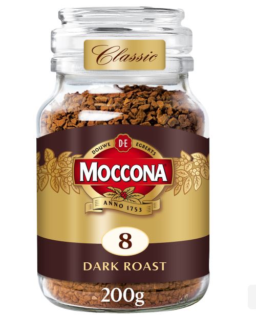 Cà phê hoà tan nguyên chất Moccona Classic Dark Roast Instant Coffee