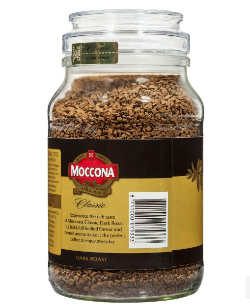 Cà phê hoà tan nguyên chất Moccona Classic Dark Roast Instant Coffee