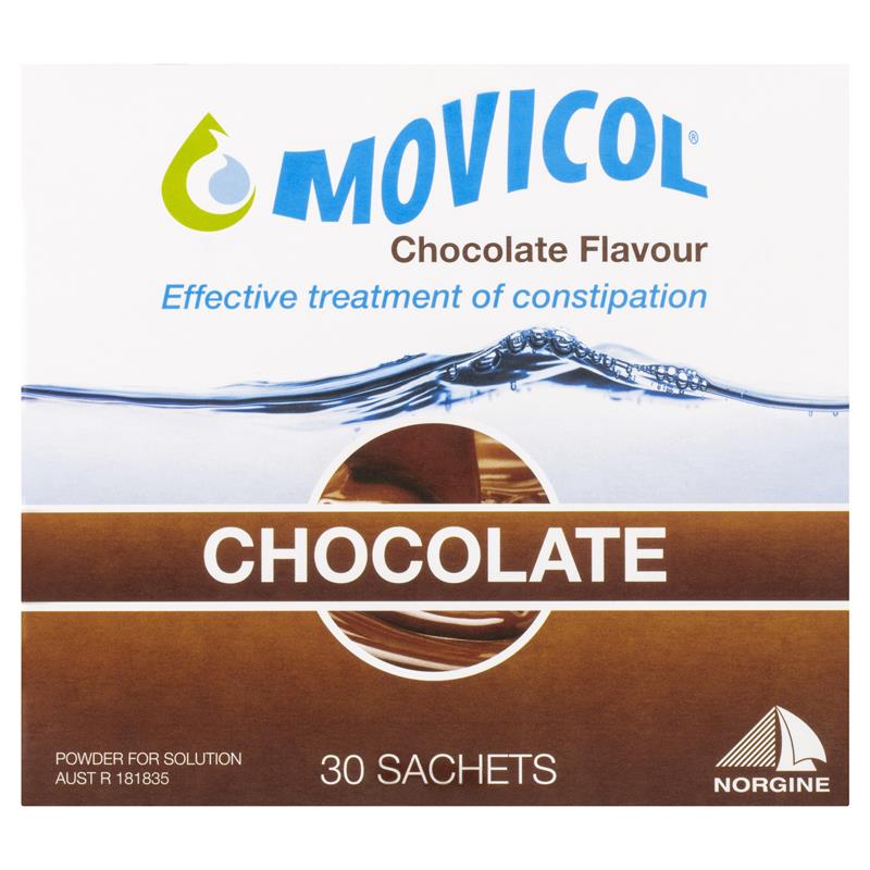 Hỗ trợ điều trị táo bón cho người lớn Movicol Adult Chocolate 30 gói