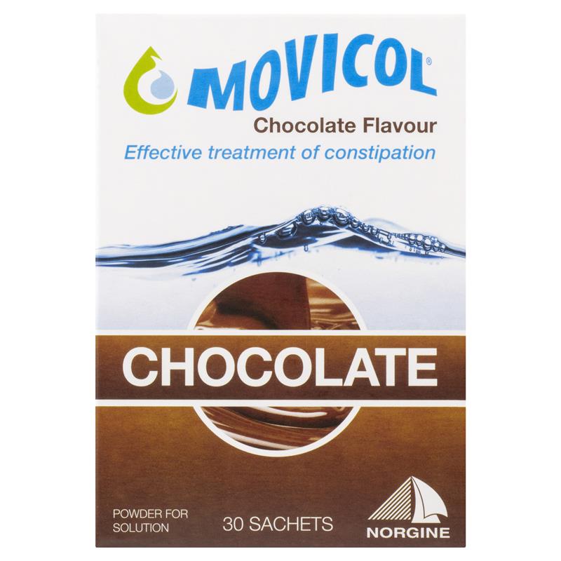 Hỗ trợ điều trị táo bón cho người lớn Movicol Adult Chocolate 30 gói