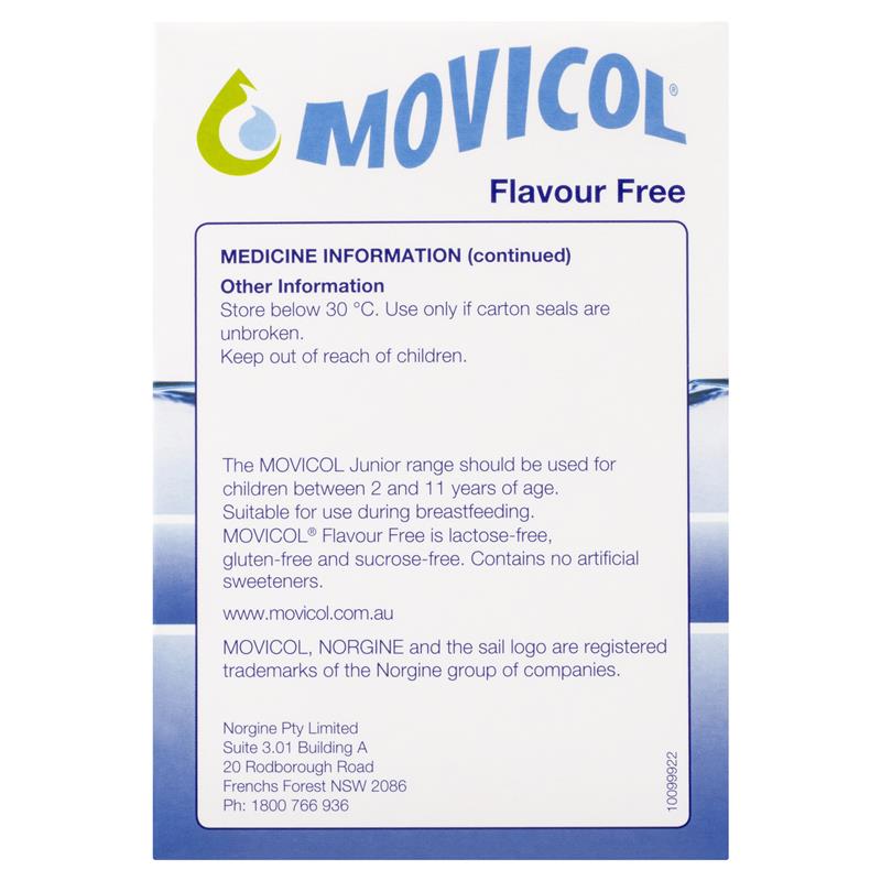 Hỗ trợ điều trị táo bón cho người lớn Movicol Adult Flavour Free 30 gói