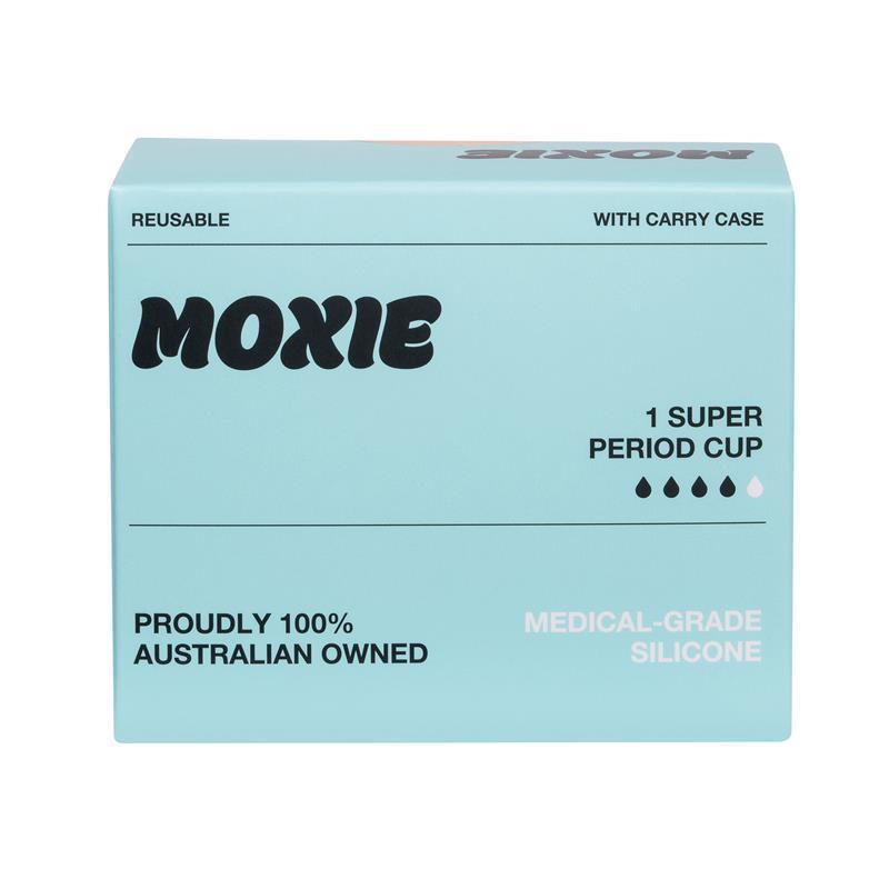 Cốc nguyệt san Moxie Menstrual Cup Super kèm hộp Pod tiện lợi