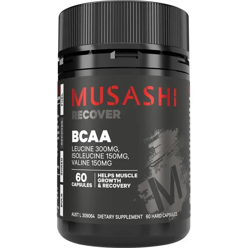 Viên uống phục hồi cơ bắp Musashi Muscle Recovery BCAAs