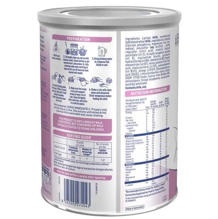 Sữa bột dinh dưỡng cho trẻ từ 1 tuổi NAN SENSITIVE Premium Toddler Milk Drink 1+ Years