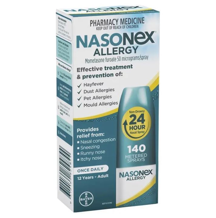 Xịt viêm mũi dị ứng 24h Nasonex Allergy Non-Drowsy