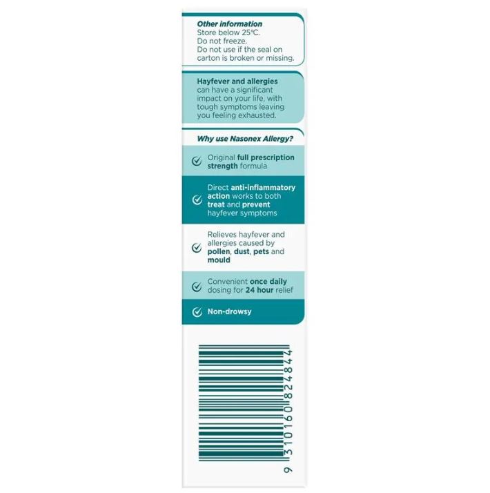 Xịt viêm mũi dị ứng 24h Nasonex Allergy Non-Drowsy