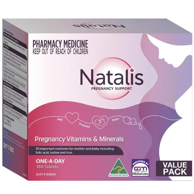 Vitamin tổng hợp cho phụ nữ mang thai và cho con bú Natalis Pregnancy Support