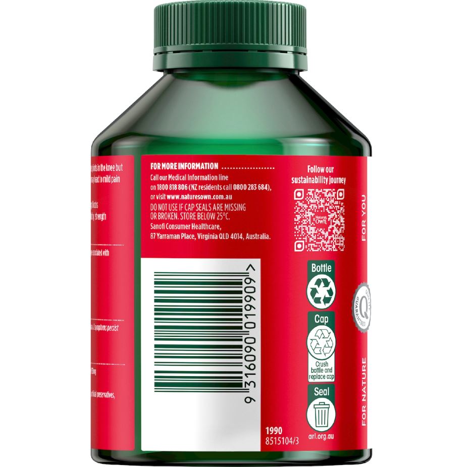 Nature's Own Glucosamine Sulfate & Chondroitin bổ xương khớp