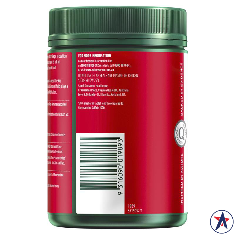 Nature's Own Glucosamine Sulfate for Joint Health 400 viên bổ xương khớp