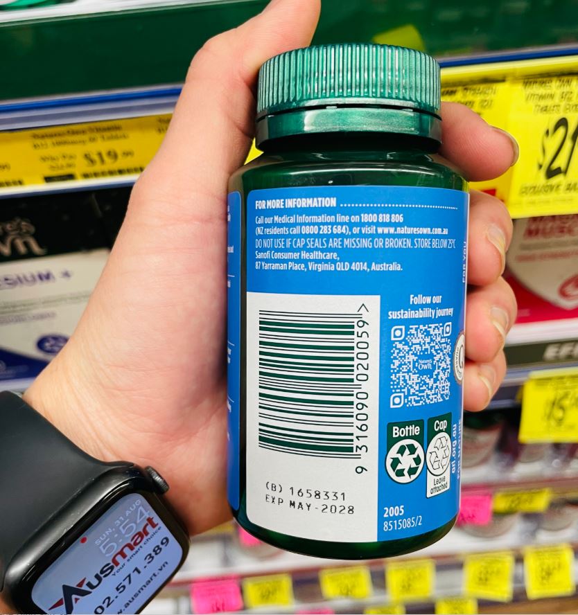 Viên uống bổ gan Nature's Own High Strength Milk Thistle 35000mg