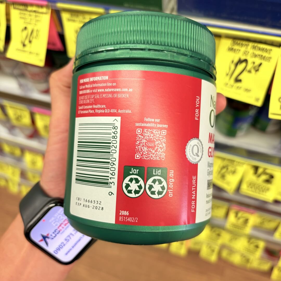 Viên uống bổ sung Magie Nature's Own Magnesium Glycinate