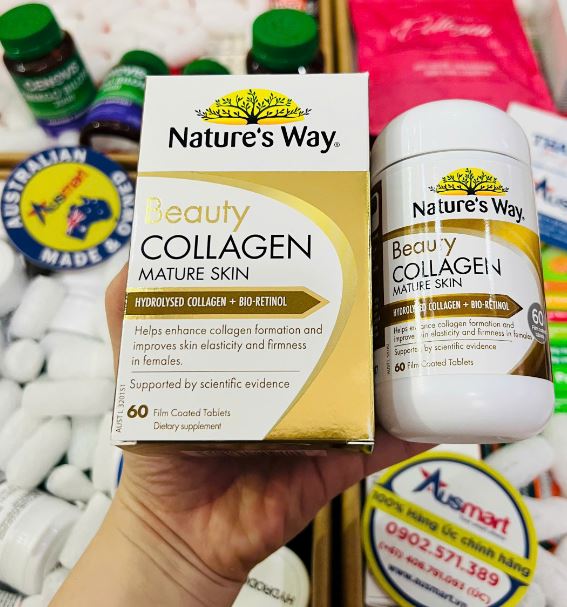 Viên uống Nature's Way Beauty Collagen Mature Skin 60 viên