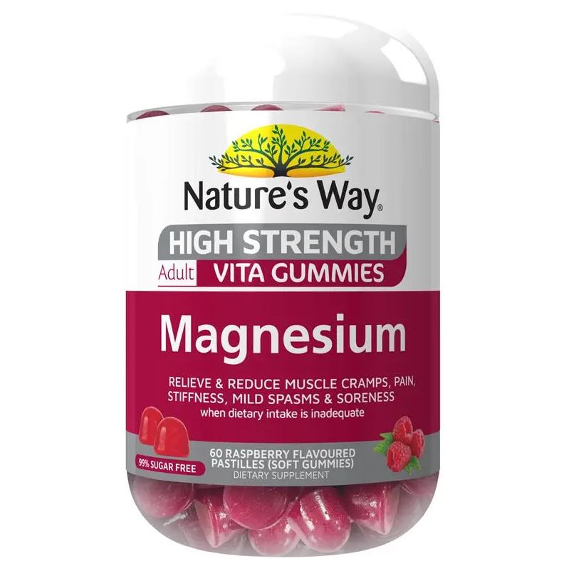 Kẹo dẻo bổ sung Magie Nature's Way Extra Strength Magnesium Gummies
