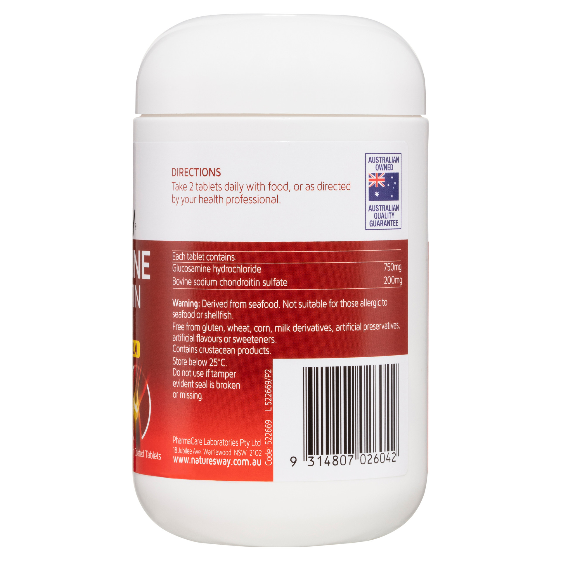 Viên uống bổ xương khớp Nature's Way Glucosamine & Chondroitin