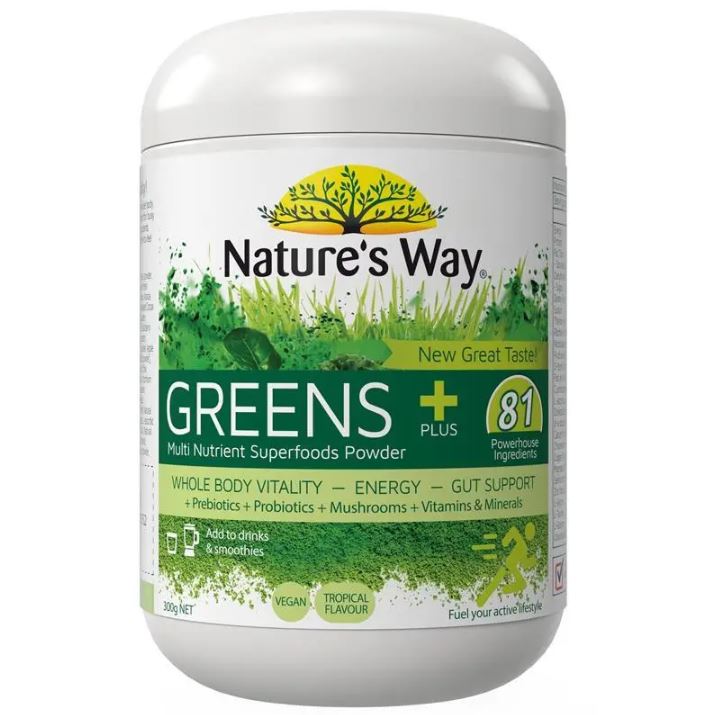 Bột uống rau xanh Nature's Way Super Greens Powder