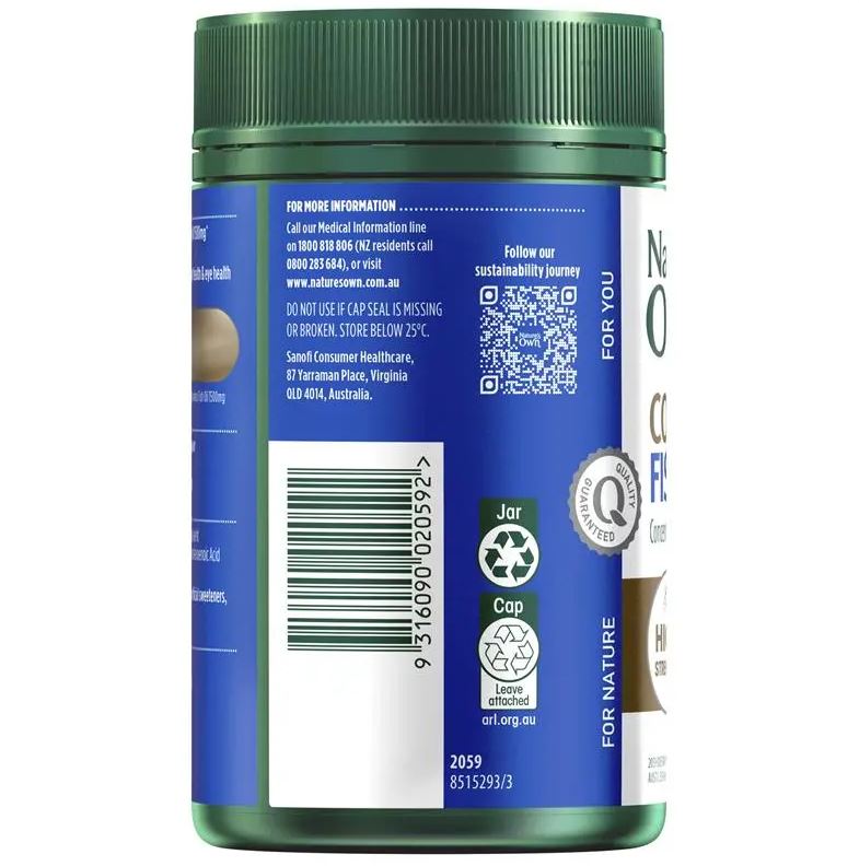 Dầu cá cô đặc Omega 3 Nature's Own Fish Oil 4 in 1 Concentrated