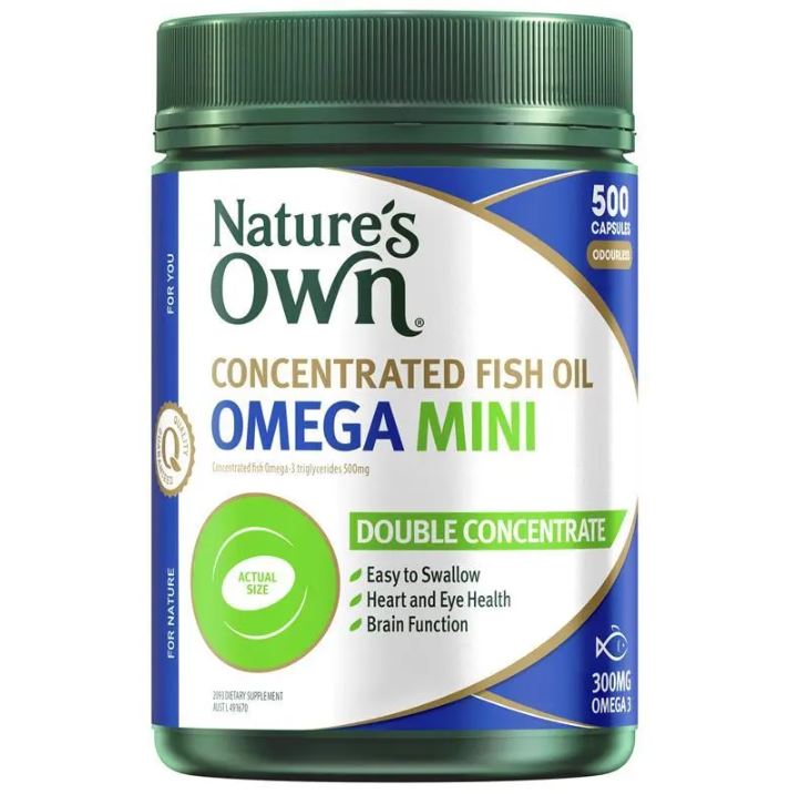 Dầu cá Nature's Own Concentrated Fish Oil Omega Mini