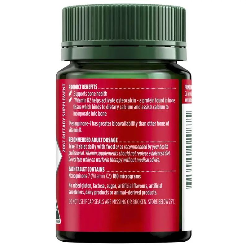 Viên bổ sung Vitamin K2 Nature's Own K2 180mcg 60 viên