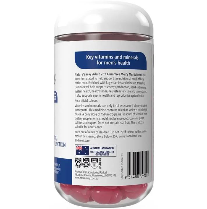 Kẹo dẻo Nature's Way Men's Multivitamin Vita Gummies