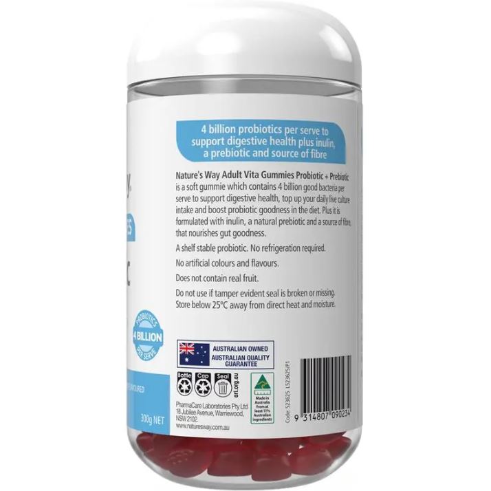 Nature's Way Probiotic + Prebiotic Adult Vita Gummies