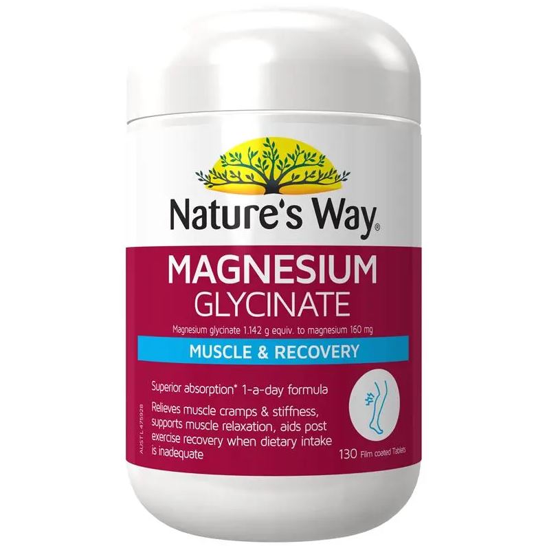 Viên bổ sung Magie Nature's Way Magnesium Glycinate