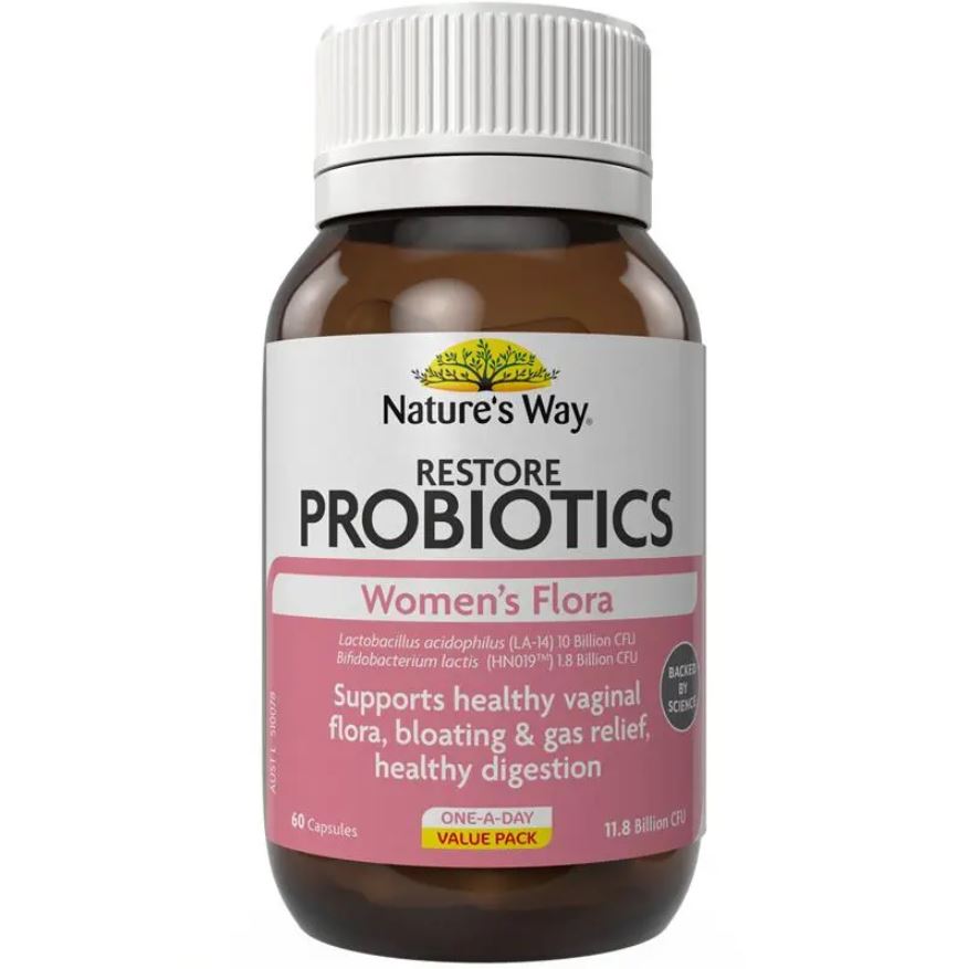 Men vi sinh Nature's Way Restore Probiotics Women's Flora