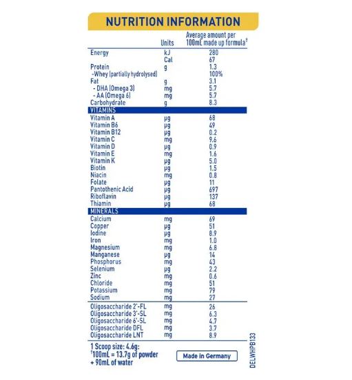 Sữa NAN Supreme Pro Úc số 2 Follow On 800g cho trẻ từ 6-12 tháng