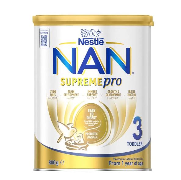 Sữa NAN Supreme Pro số 3 Toddler dành cho trẻ từ 1-2 tuổi