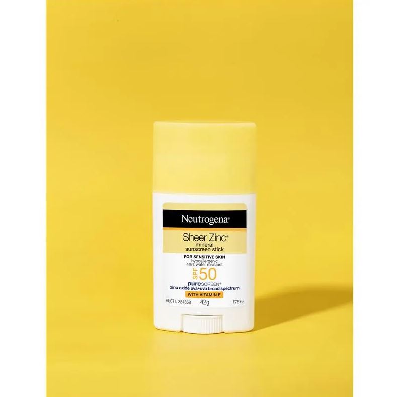 Kem chống nắng Neutrogena Sheer Zinc Mineral Stick SPF 50 42g