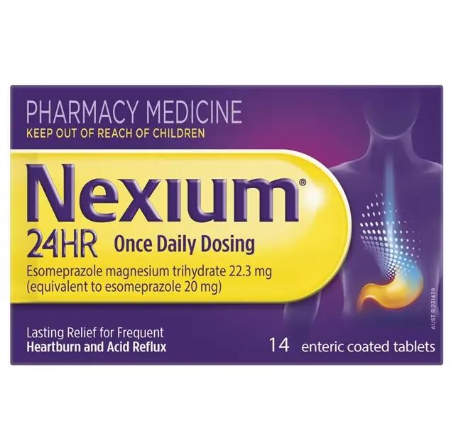 Nexium 24hr (Esomeprazole 20mg) điều trị viêm dạ dày