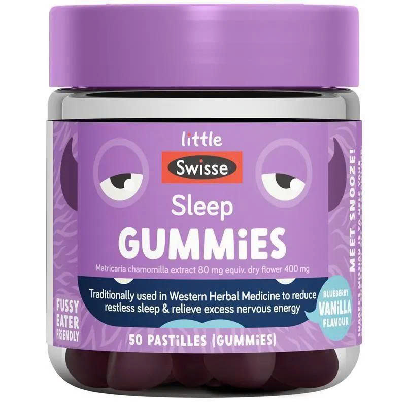 Kẹo dẻo hỗ trợ giấc ngủ Little Swisse Sleep dành cho bé