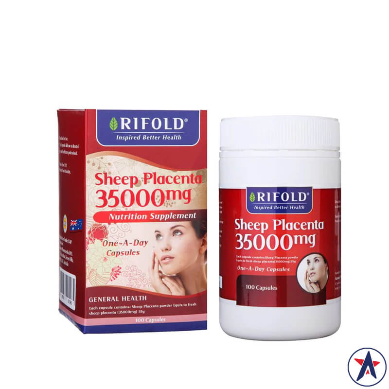 Nhau thai cừu Rifold Sheep Placenta 35000mg 100 viên