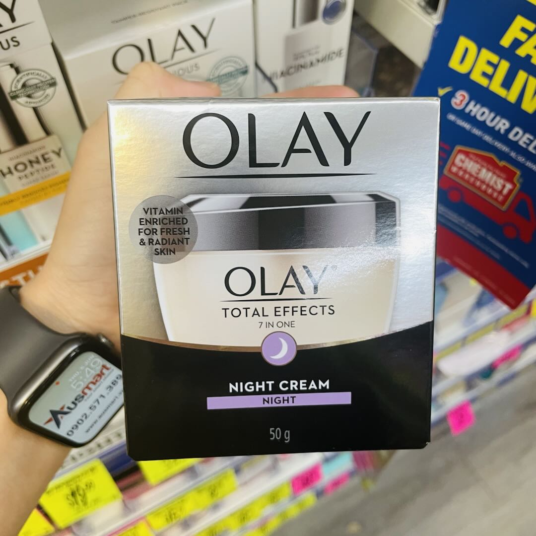 Kem dưỡng da ban đêm Olay Total Effects 7in1 Moisturiser chống lão hóa