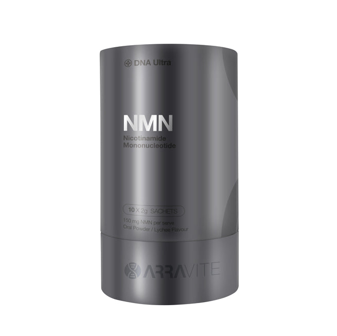 Bột uống hỗ trợ sức khỏe Arravite DNA Ultra NMN Nicotinamide Mononucleotide 2g x 10 gói